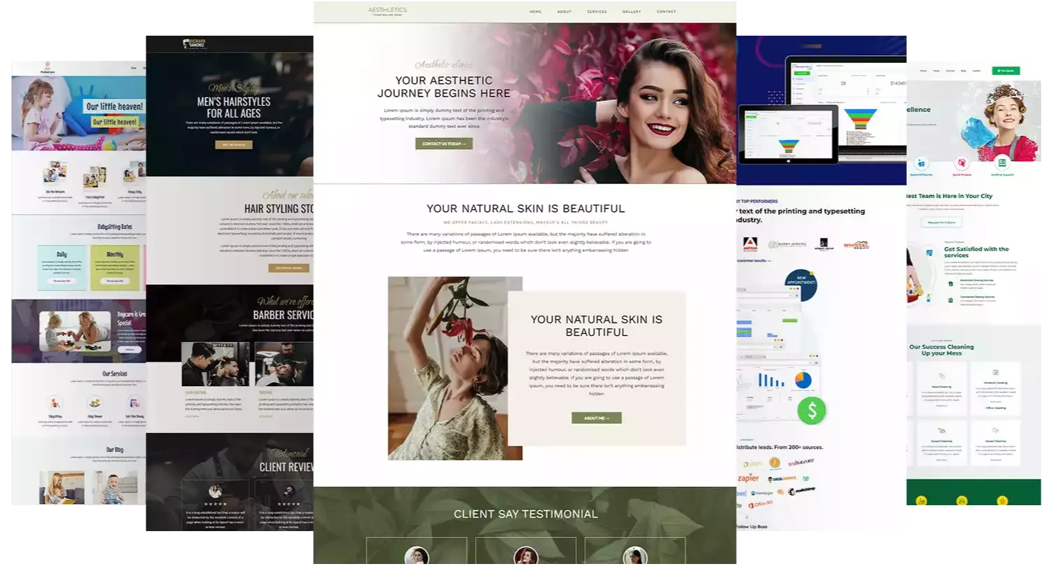 Exemples de Sites Web Professionnels